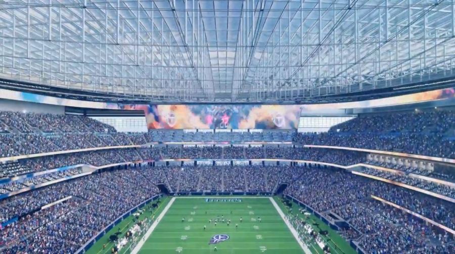 Proposed renderings of stadium