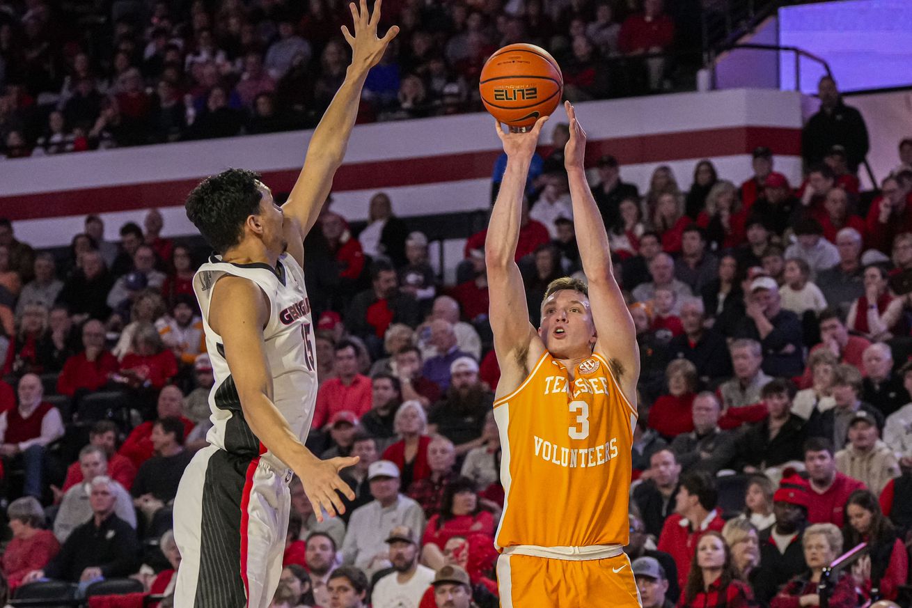 NCAA Basketball: Tennessee at Georgia