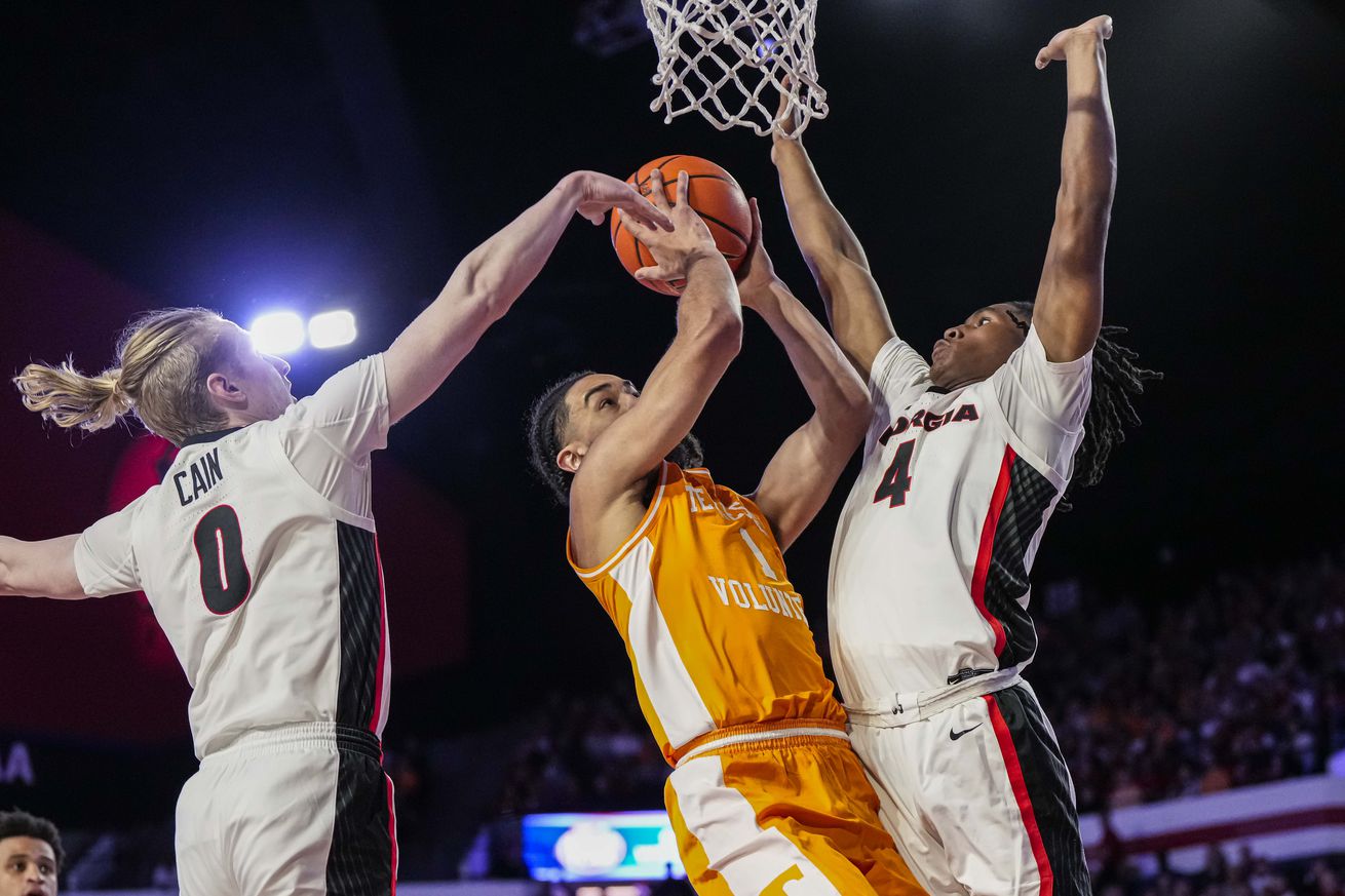 NCAA Basketball: Tennessee at Georgia