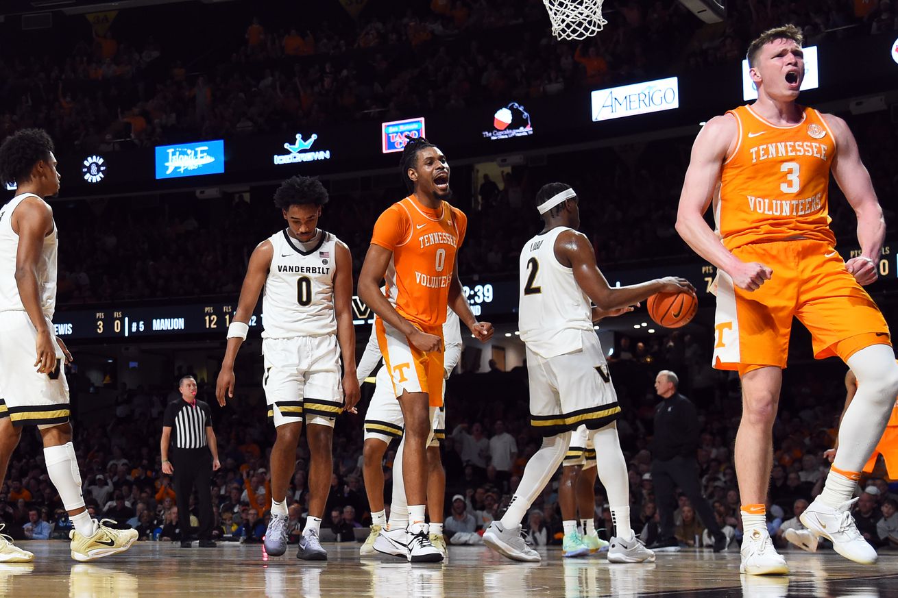 NCAA Basketball: Tennessee at Vanderbilt