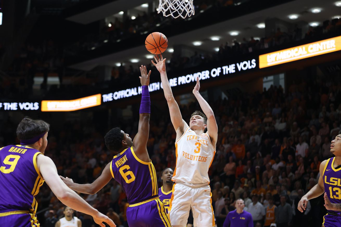 NCAA Basketball: Louisiana State at Tennessee