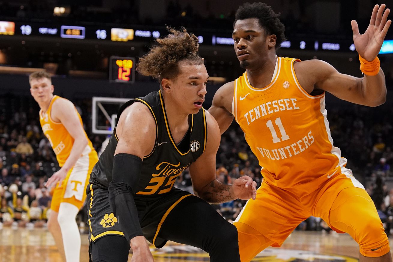 NCAA Basketball: Tennessee at Missouri