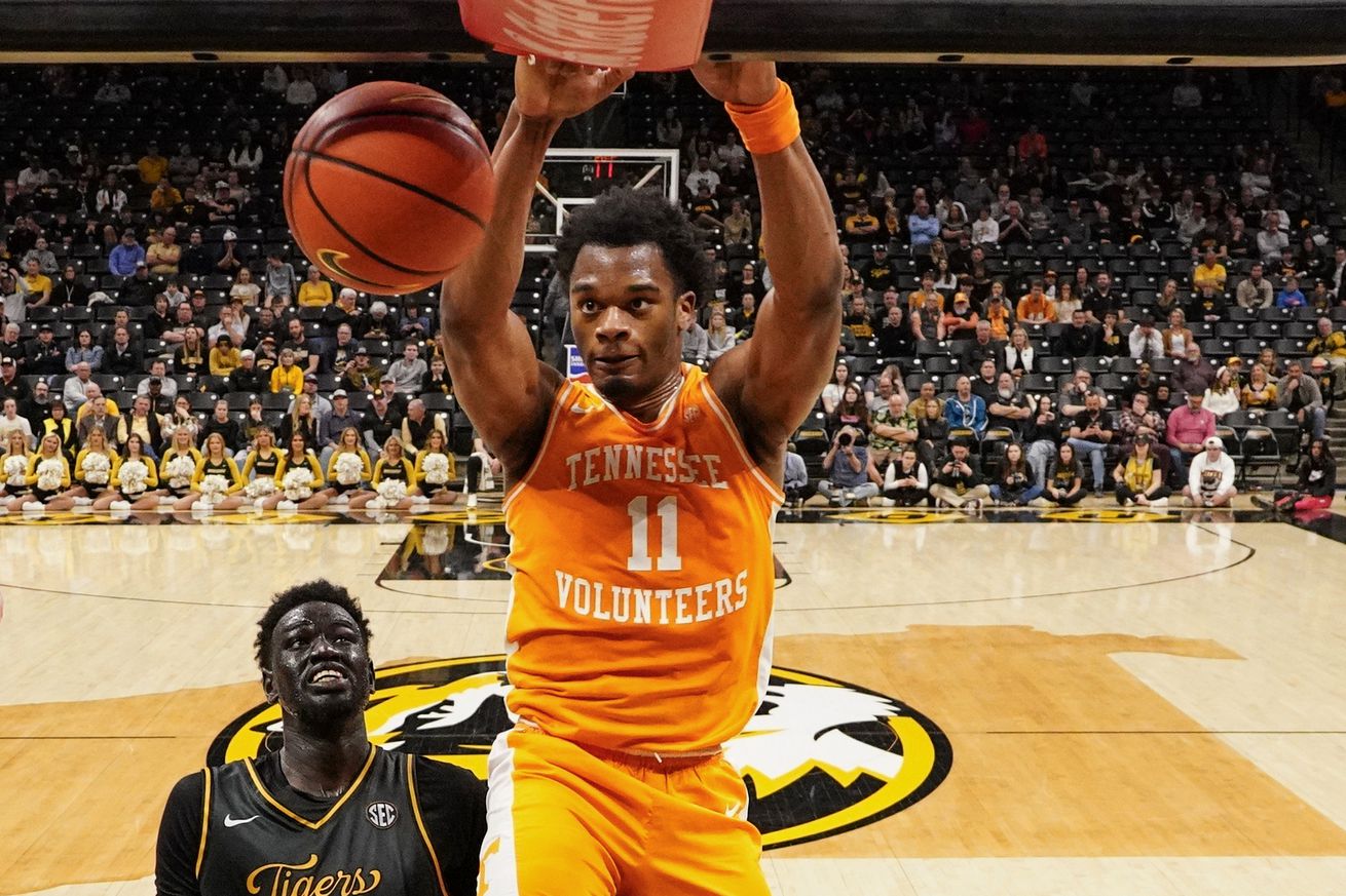 NCAA Basketball: Tennessee at Missouri