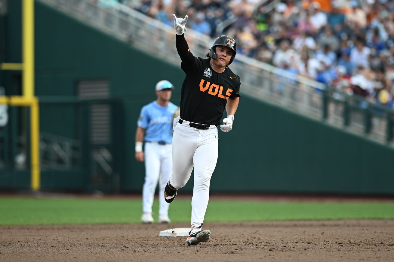 NCAA Baseball: College World Series-North Carolina v Tennessee