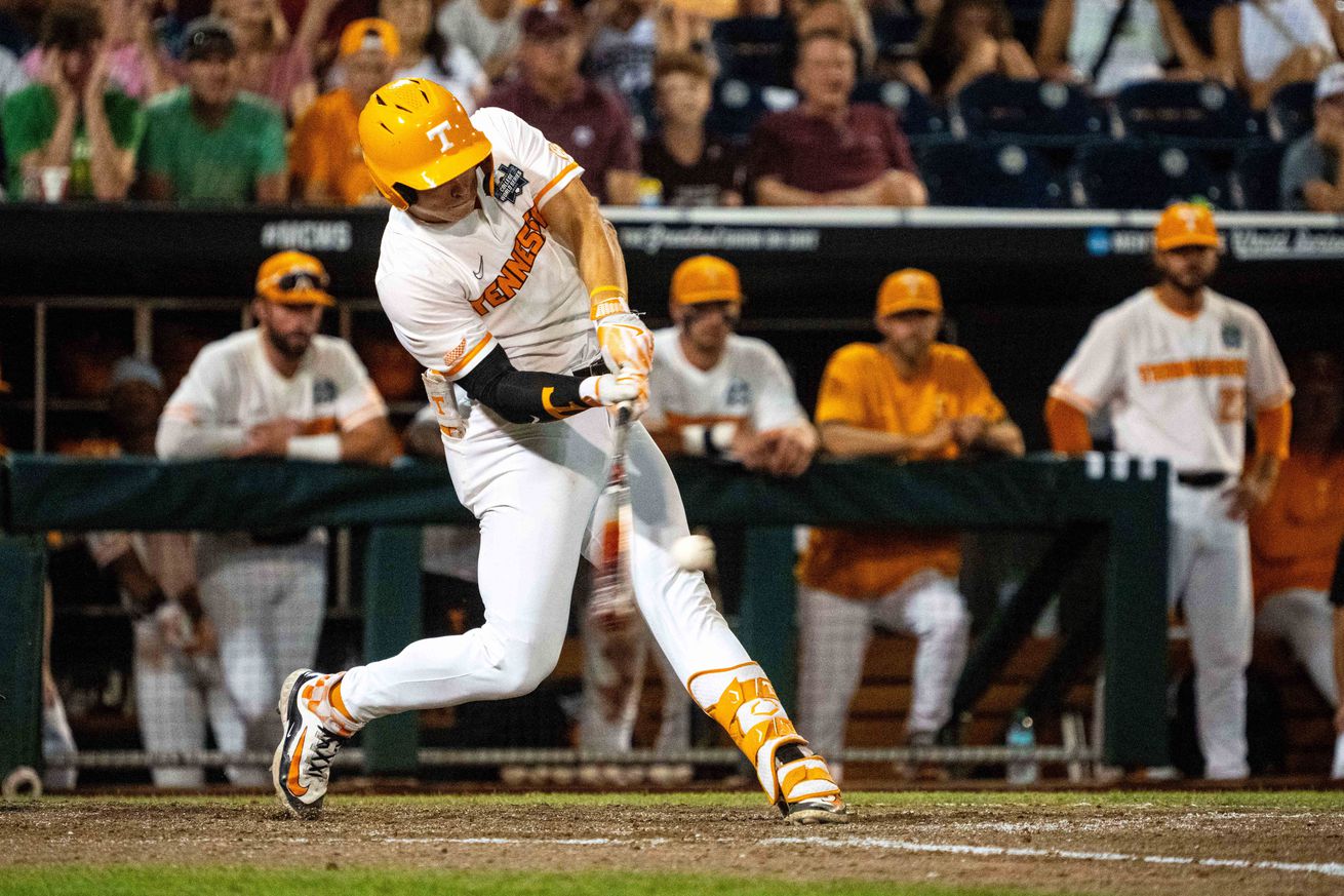 NCAA Baseball: College World Series-Tennessee v Texas A&M