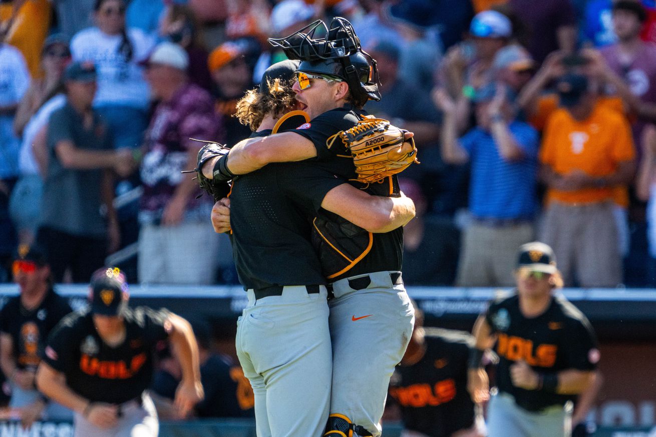 NCAA Baseball: College World Series-Tennessee v Texas A&M