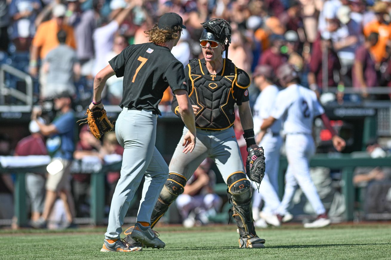 NCAA Baseball: College World Series-Tennessee v Texas A&M