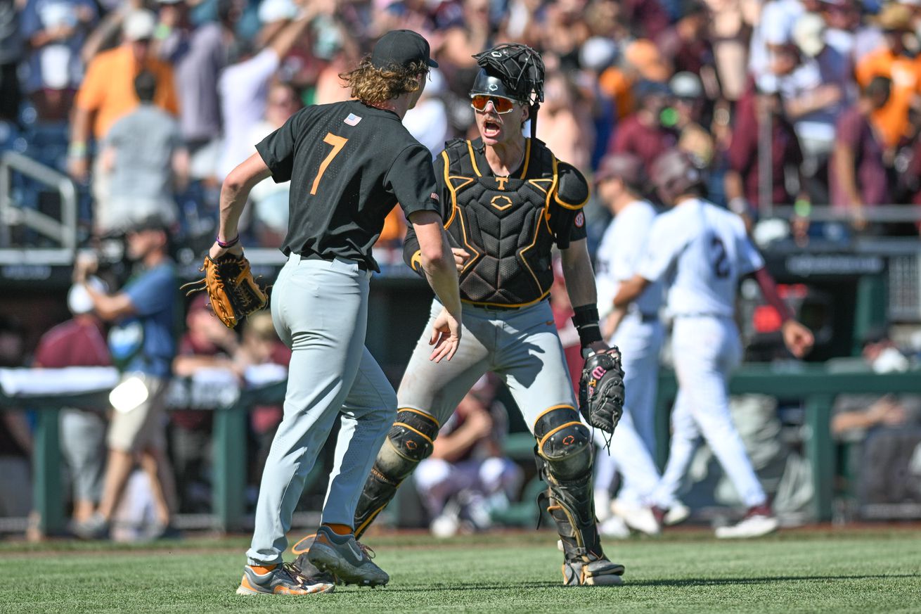 NCAA Baseball: College World Series-Tennessee v Texas A&M