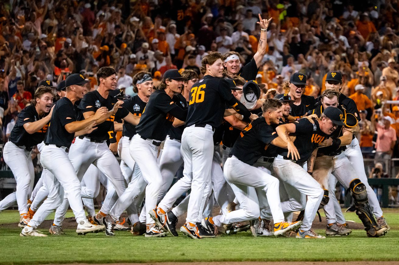 NCAA Baseball: College World Series-Tennessee v Texas A&M