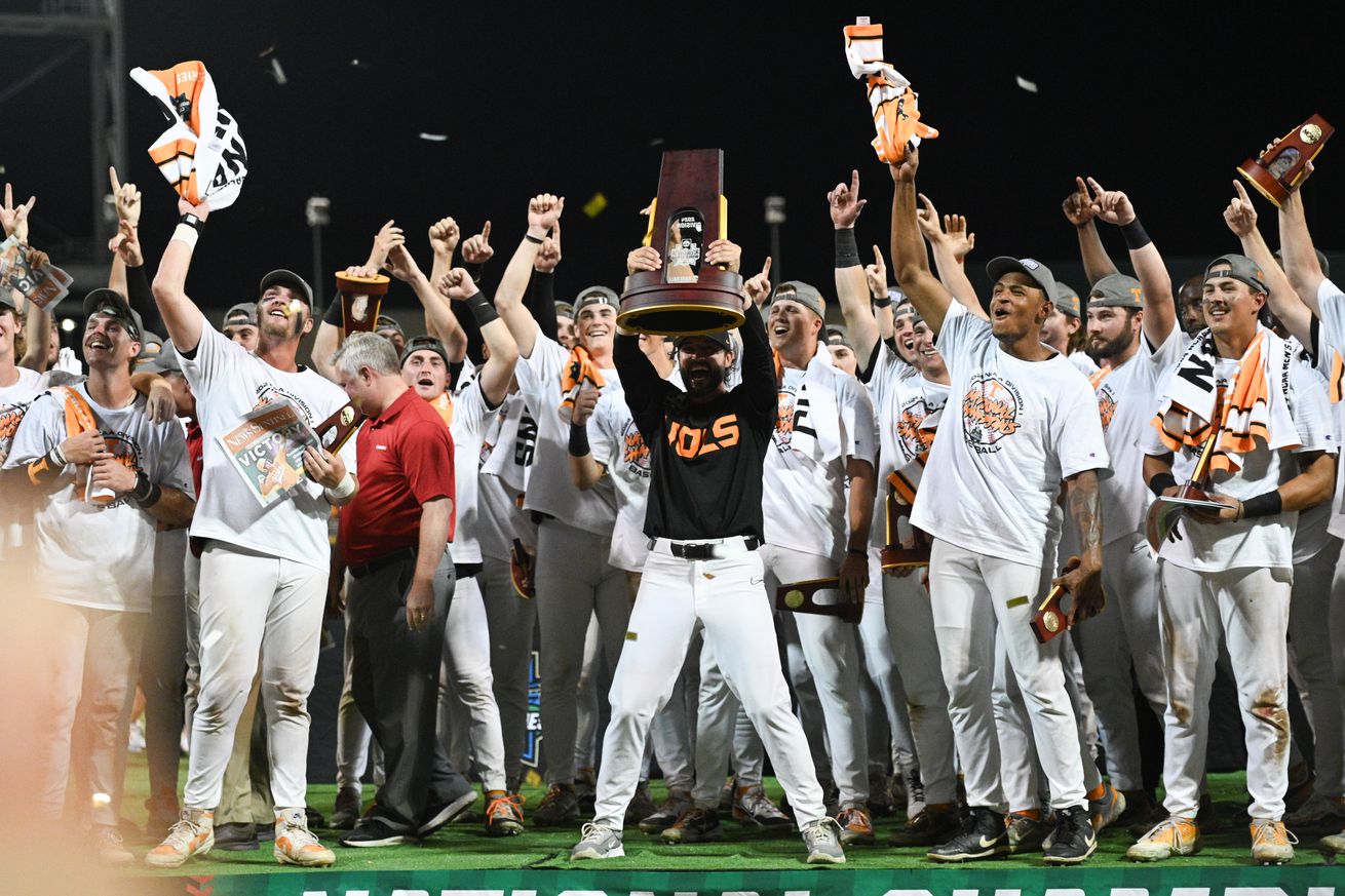 NCAA Baseball: College World Series-Tennessee v Texas A&M