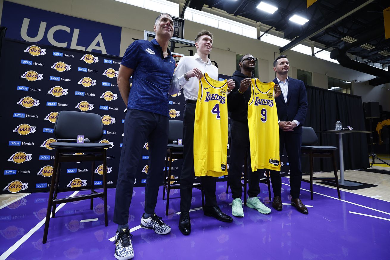 Los Angeles Lakers Introduce Bronny James & Dalton Knecht