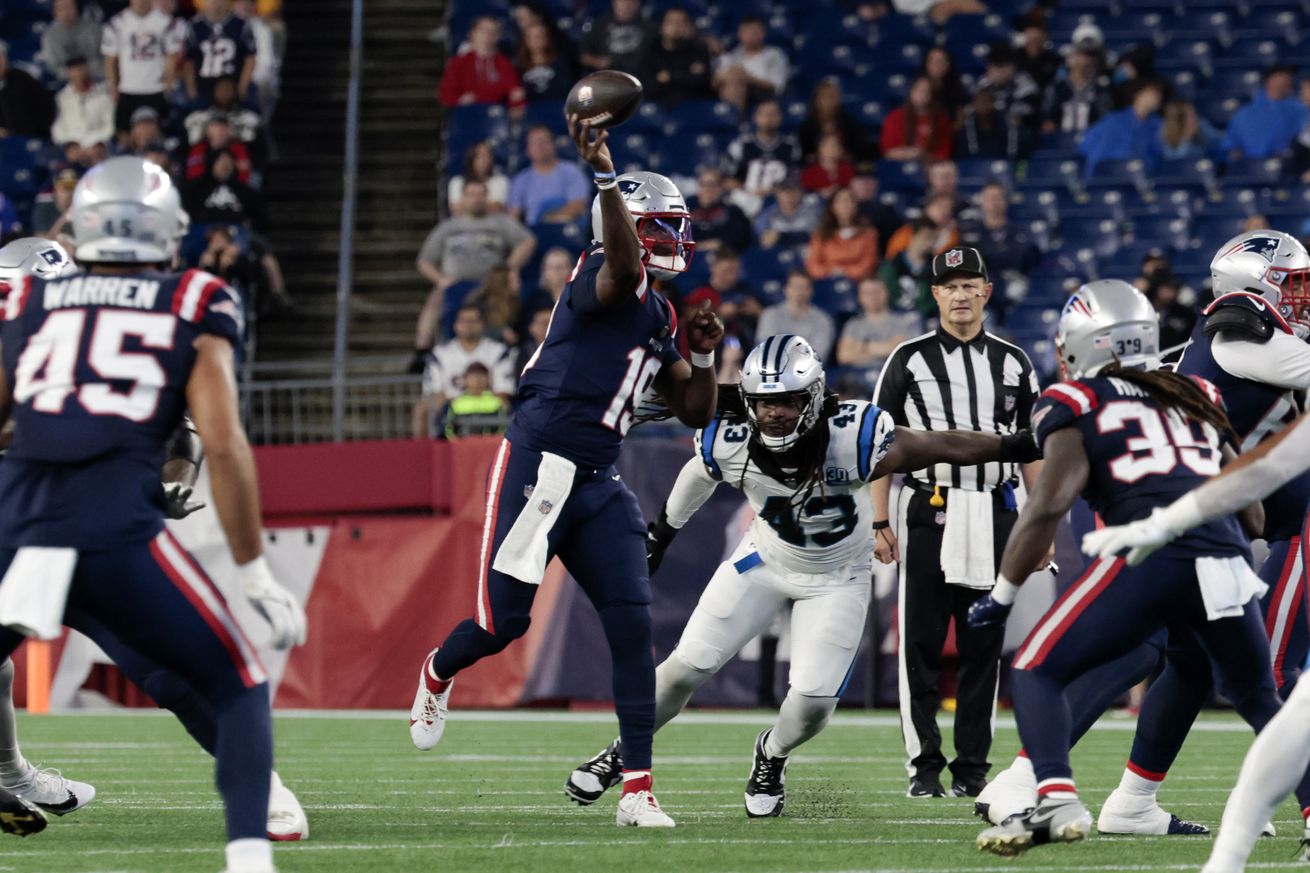 NFL: AUG 08 Preseason Panthers at Patriots