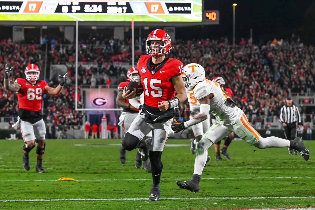 COLLEGE FOOTBALL: NOV 16 Tennessee at Georgia