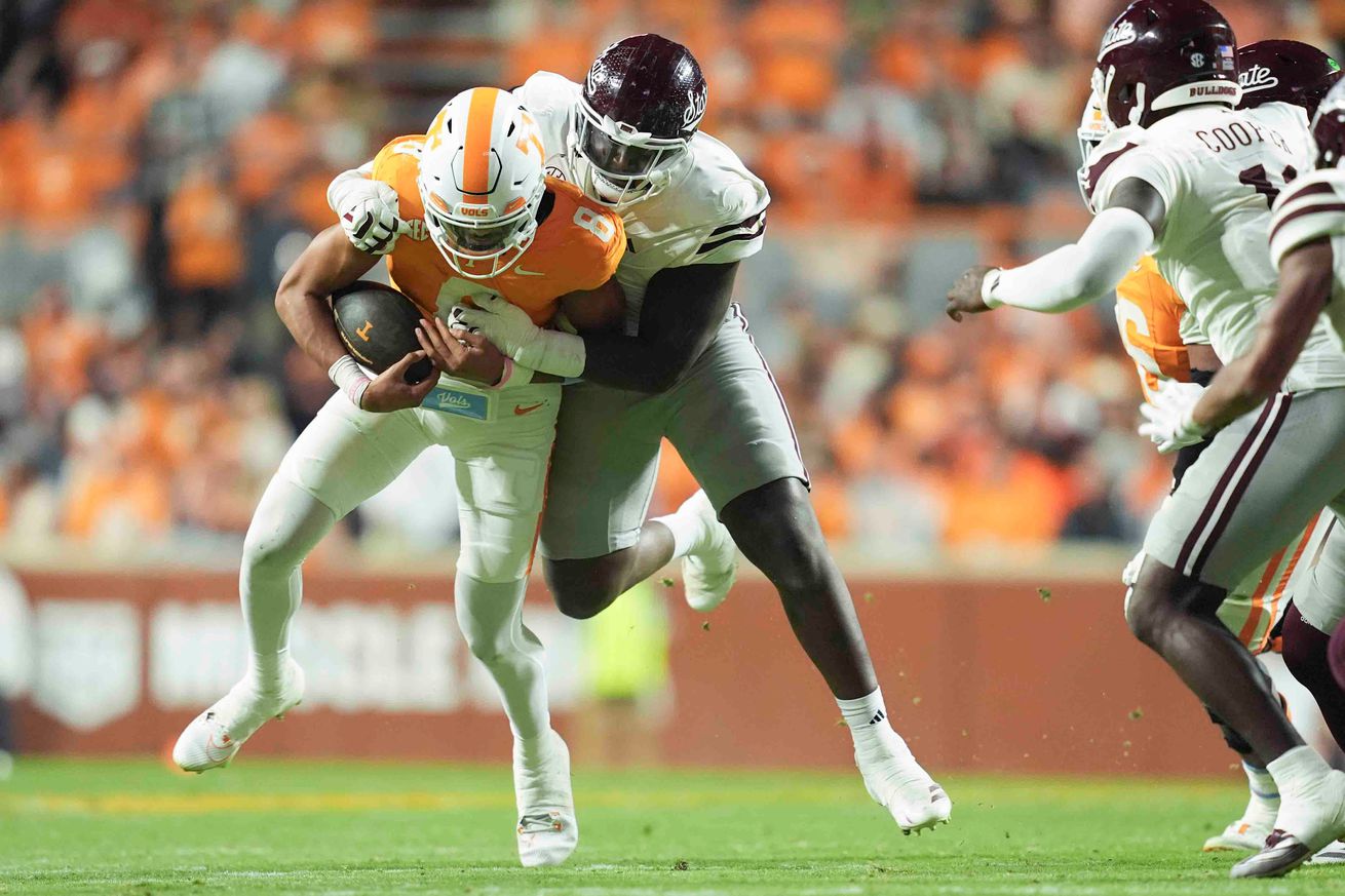 NCAA Football: Mississippi State at Tennessee