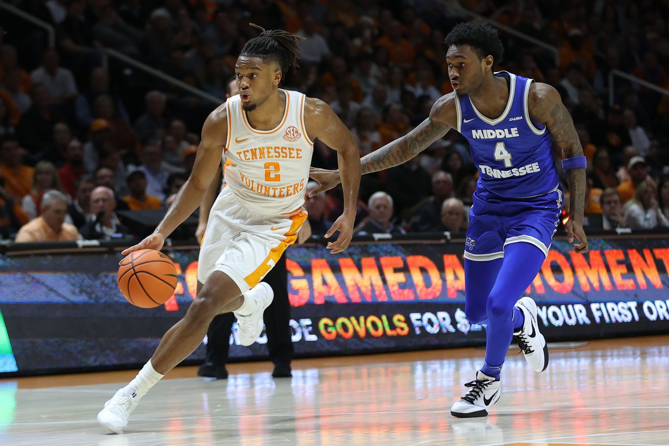 NCAA Basketball: Middle Tennessee State at Tennessee