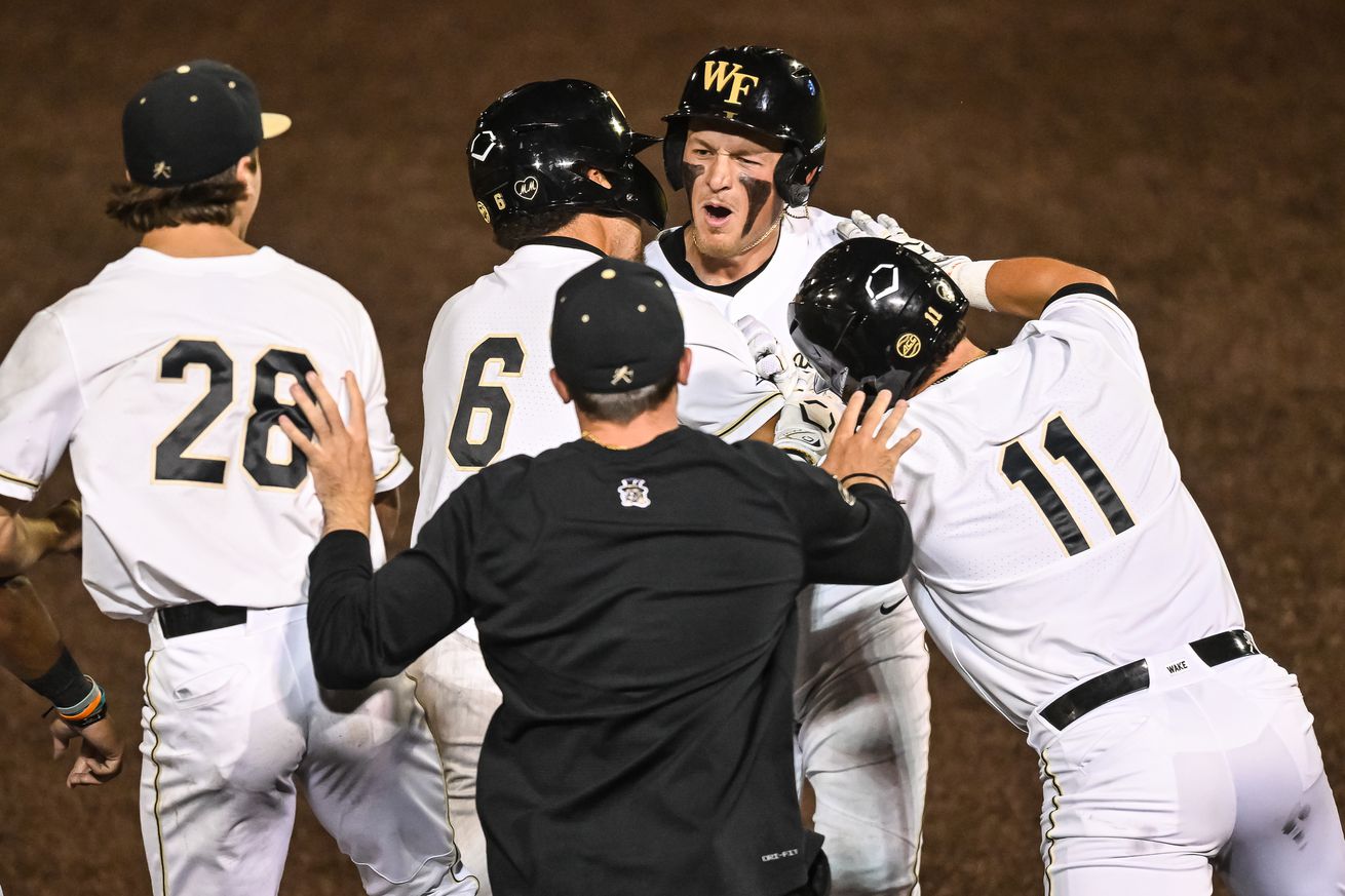 NCAA BASEBALL: JUN 01 Division I Regional - Wake Forest vs Tennessee